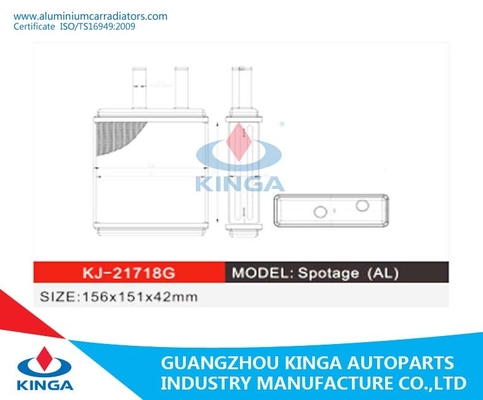 Chine Appareil de chauffage de radiateur d'échangeur de chaleur de radiateur de transfert de chaleur pour AL de KIA Spotage fournisseur