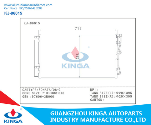 Chine Condensateur de HYUNDAI pour la SONATE (10) avec l'automobile de condensateur à C.A. d'OEM 97606-3R000 fournisseur