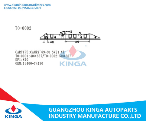 Chine CAMRY 89-91 SV21 au fond en plastique d'OEM 16400-74130 de réservoir de radiateur fournisseur
