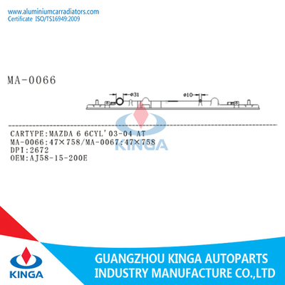 Remplacement MAZDA de réservoir de dessus de radiateur d'AJ58-15-200E 6 6CYL '03-04 À fournisseur