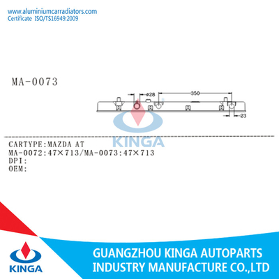 MAZDA au réservoir en plastique de radiateur automatique de débouché pour le remplacement, classent 1,73 * 28,07 pouces fournisseur