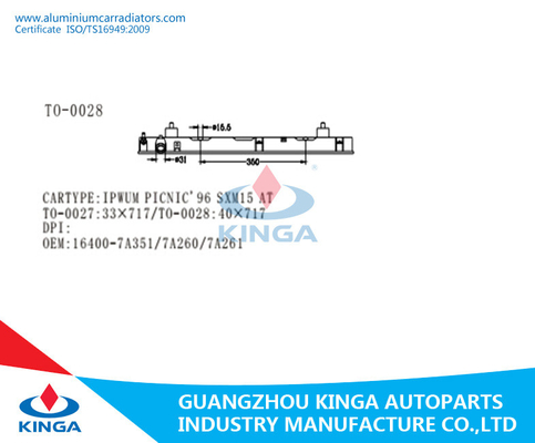 Réservoir en plastique d'OEM 16400-7A351/7A260/7A261Radiator pour TOYOTA IPSUM PICNIC'96 SXM15 fournisseur