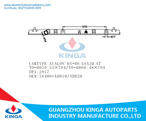Le réservoir de radiateur partie la couverture de radiateur de Toyota Avalon'05-06 GSX30 16400-AD010/AD020 fournisseur