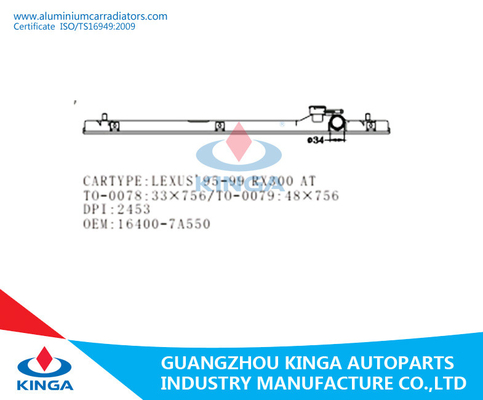 Remplacement en plastique de réservoir de radiateur d'OEM 16400-20120 LEXUS'95-99 RX300 À fournisseur