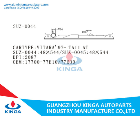 Le réservoir en plastique de radiateur de SUZUKI pour VITARA'97-TA11 À, radiateur de rechange échoue fournisseur