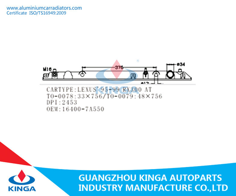 Remplacement en plastique de réservoir de radiateur de DPI 2452 LEXUS'95-99 RX300 à l'OEM 16400-20120 fournisseur