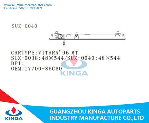 Réservoir en plastique du FOND du réservoir 17700-86CB0 de radiateur de la TA de SUZUKI VITARA'96 fournisseur