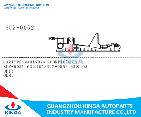 Réservoir automatique de côté de radiateur de système de refroidissement de moteur pour le SCORPION AR-1022 de 2005 MAHINDRA fournisseur