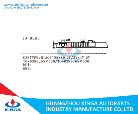 Réservoir en plastique de radiateur de pièces des véhicules à moteur de Toyota Hiace “88-89 2Y/3Y/4Y Mt pour le remplacement fournisseur